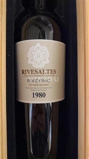 Roussillon Rivesaltes Riveyrac 1980