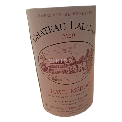 Bordeaux Haut-Médoc Chateau Lalande 2020