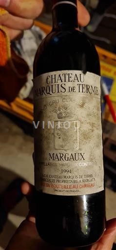 Burdeos Margaux Château Marquis de Terme 1994