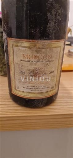 Wijnen Rouge sec Les Charmes Vitteaut & Regnier 2005 Frankrijk Beaujolais Morgon AOC