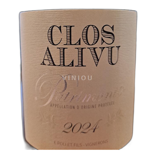 Corse Patrimonio Clos Alivu 2024