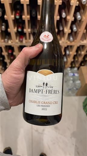 Borgonha Chablis Grand Cru Damp Frères Les Preuses 2022