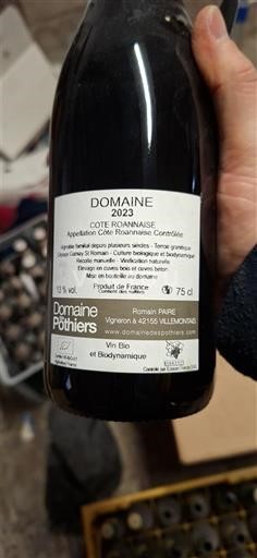 Valle della Loira Côte-roannaise Domaine S Pothiers 2023