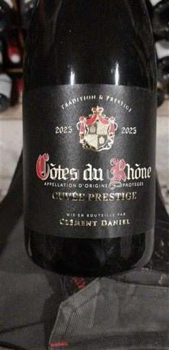 Valle del Rodano Côtes-du-Rhône Clément Daniel Prestige 2025