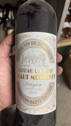 Bordeaux Lussac-saint-émilion Château La Rose du Haut Mouschet 2012