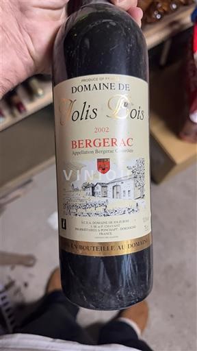 Tây Nam Bergerac Domaine Jolis Bois 2002