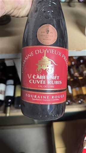 Loiredalen Touraine Domaine Vieux Pressoir Rubis Icke årgångsbetecknad