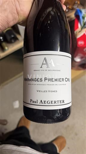 Burgundsko Maranges Premier Cru Paul Aegerter Vieilles Vignes Neročník