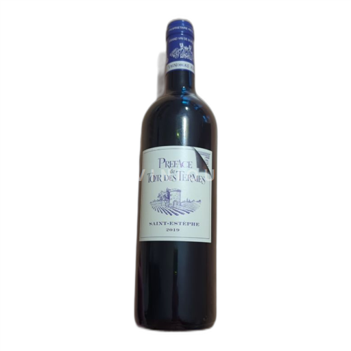 Vin Rouge sec Préface Château Tour des Termes 2019 France Bordeaux Saint-Estèphe AOC