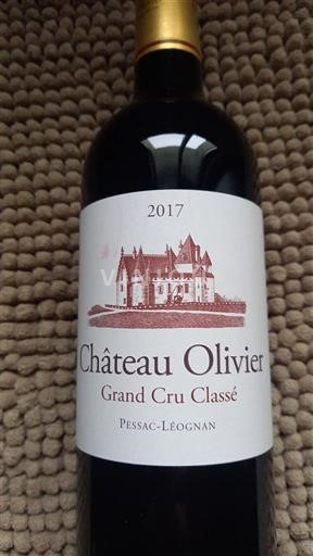 Bordeaux Pessac-Léognan Grand Cru Château Olivier 2017
