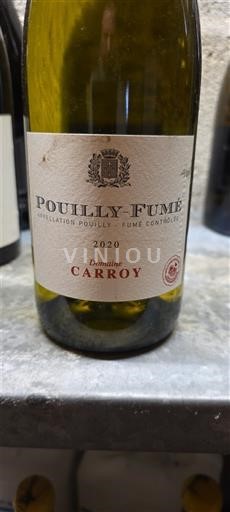 Údolí Loiry Pouilly-fumé Domaine Carroy 2020