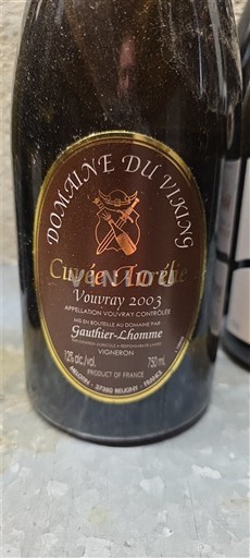 Loirevallei Vouvray Domaine Viking Aurélie 2003