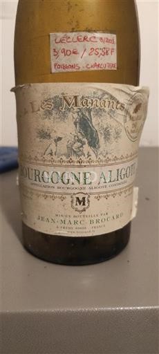 Burgundsko Bourgogne-aligoté Jean-Marc Brocard Les Manants 2002