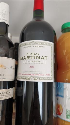 Bordeaux Côtes-de-bourg Château Martinat 2020