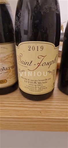 Vinos Rouge sec Luyton Michèle 2019 Francia Valle del Ródano Saint-Joseph AOC