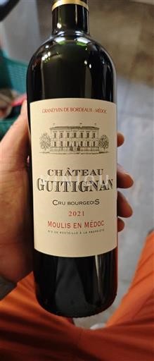 Bordeaux Moulis-en-Médoc Cru Bourgeois Château Guitignan 2021