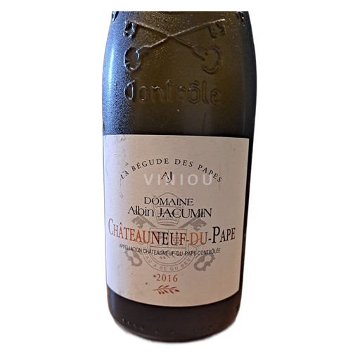 Vale do Ródano Châteauneuf-du-Pape Albin Jacumin 2016