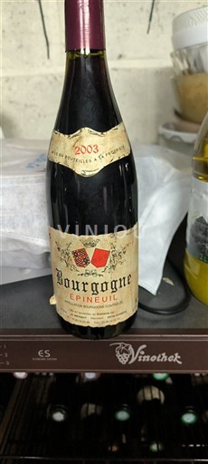 Borgogna Bourgogne Epineuil Épineuil 2003