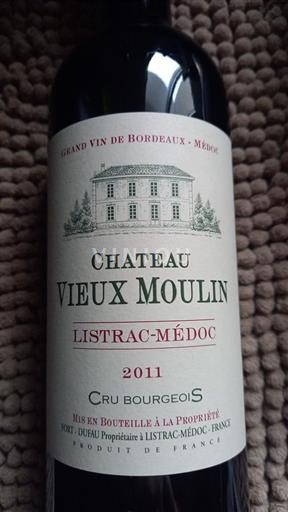 Bordeaux Listrac-Médoc Cru Bourgeois Château Vieux Moulin 2011