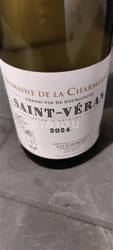 Burgundsko Saint-Véran Domaine La Charmeraye 2024