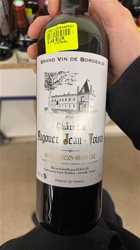 Bordeaux Saint-Émilion Grand Cru Grand Cru Château Lagout Jean-Voisin 2021