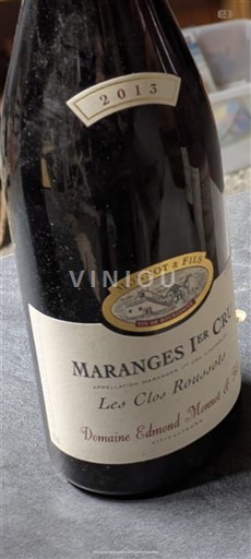 Burgundsko Maranges Premier Cru Domaine Edmond Monnot & Fils Les Clos Roussots 2013