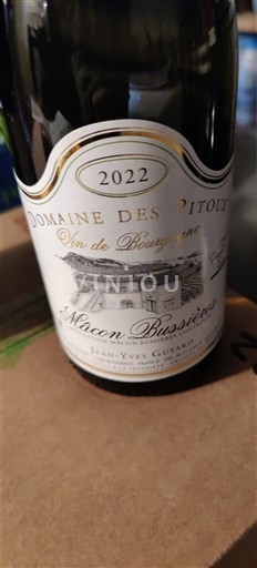 Burgundsko Mâcon a mâconské vesnice Domaine S Pitois 2022