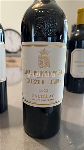 Bordeaux Pauillac Grand Cru Château Pichon Longueville Comtesse de Lalande 2023