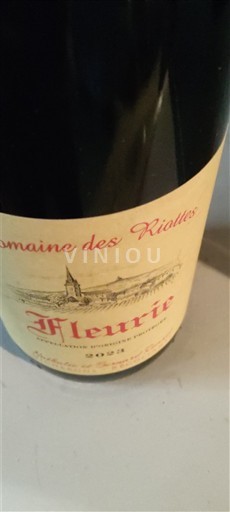 Beaujolais Fleurie Domaine S Riottes 2022