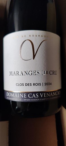 Bourgogne Không được chỉ định Premier Cru Domaine Cas Venancio Clos des Rois 2024