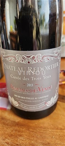 Údolí Rhôny Beaumes de Venise Château Redortier des Trois Yeux 2013