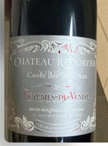 Thung lũng Rhône Beaumes de Venise Château Redortier des Trois Yeux 2013