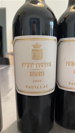 Bordeaux Pauillac Pichon Comtesse Réserve 2020
