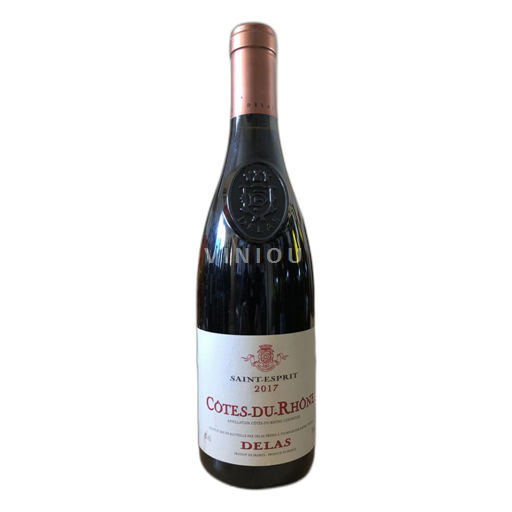 Rhônen laakso Côtes-du-rhône Delas Saint-Esprit 2017