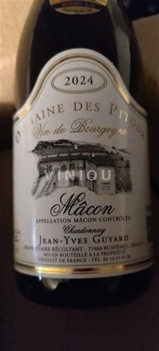 Borgoña Mâcon y Mâcon-villages Domaine S Pitoux 2024