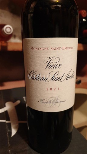 Bordeaux Montagne-saint-émilion Château Vieux Château Saint André 2021