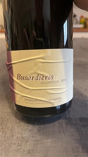 Údolí Loiry Bourgueil Domaine La Chevalerie Busardières 2015