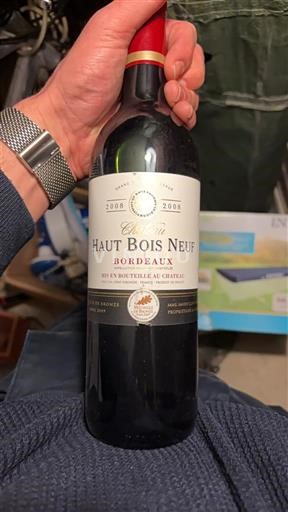 Bordéus Château Haut Bois Neuf 2008
