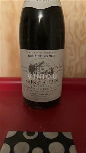 Borgogna Saint-Aubin Premier Cru Domaine S Meix Les Murgers des Dents de Chien 2008