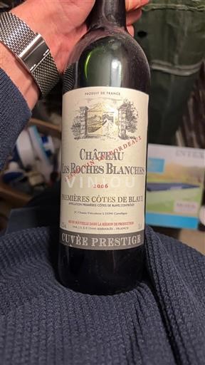 Bordeaux Ni doloceno Château Les Roches Blanches Prestige 2006