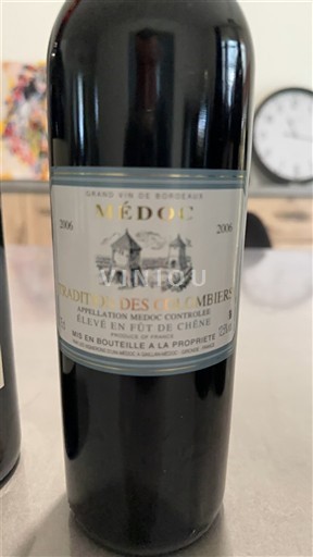 Bordeaux Médoc Tradition des Colombiers 2006