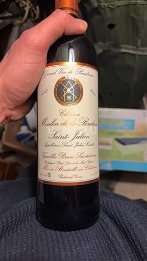 Bordeaux Saint-Julien Château Moulin de la Bridane 2012