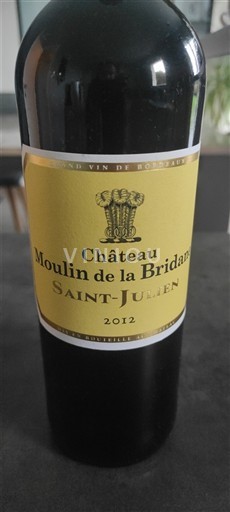 Bordeaux Saint-Julien Château Moulin de la Bridane 2012