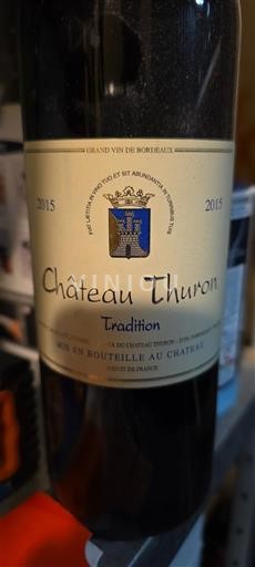 Bordéus Bordeaux Superior Château Thuron Tradition 2015
