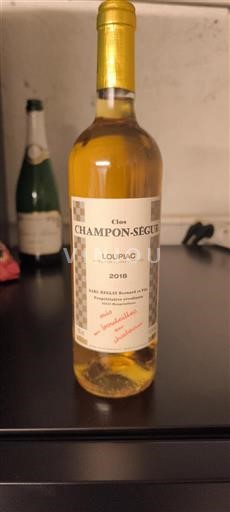 Bordeaux Loupiac Clos Champon-Ségur 2018