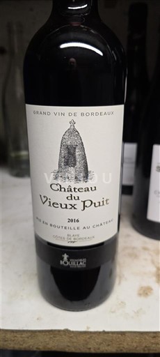 Bordeaux Château Vieux Puit 2016