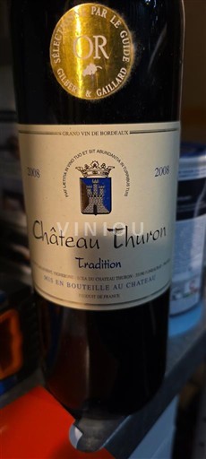 Bordéus Château Thuron Tradition 2008
