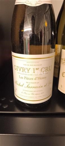 Burgundi Givry Premier Cru Michel Sarrazin et Fils Les Pièces d'Henry 2021