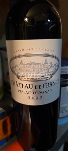 Bordeaux Pessac-Léognan Château France 2020