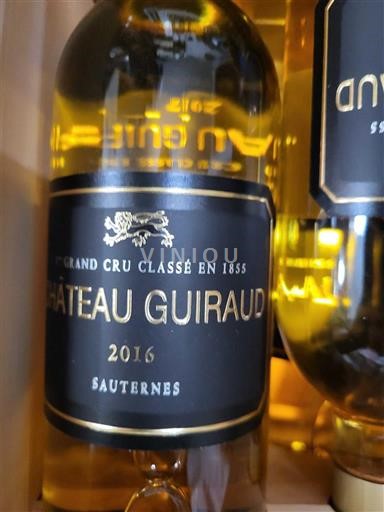 Bordeaux Sauternes Grand Cru Château Guiraud 2016